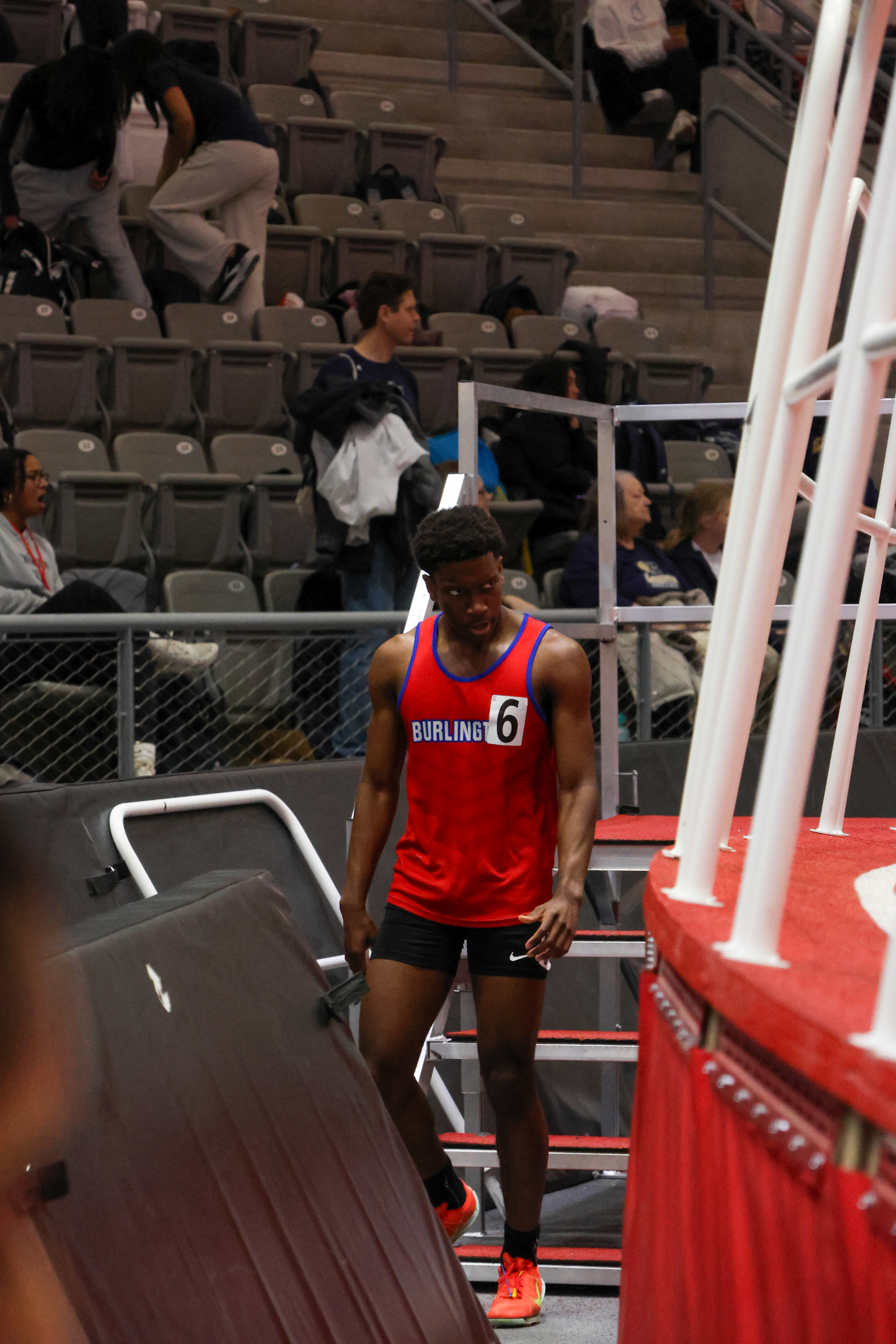 Roy Kanyike at track meet